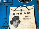 BETTY JOHNSON DREAM UK TRI LONDON EP PICTURE COVER RE-E 1221 VERY RARE