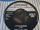 Sun On London Tri 45  Jerry Lee Lewis Little Queenie. EX