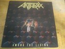 ANTHRAX Among The Living , or press,light warp,vg+ megaforce