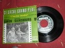 SERGE GAINSBOURG - 45 TOURS - 3 TITRES - B.O. DU FILM 