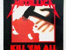 METALLICA . kill 'em all LP GRE IMPORT Slayer Megadeth Sodom Anthrax Iron Maiden