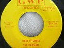 the PERSIANS 45 Here It Comes / I Don't Know Hoe GWP Northern Soul VG+  Jr 1811