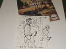 LP Bouet Christoph Traces The Second Wave Orginal Drawing # 22/22 Orange Limited