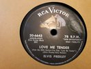 Love Me Tender/Anyway You Want Me-Elvis Presley- RCA Victor - 78rpm