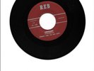 RARE, Ronnie and The Red Caps ( DIO ), 45 RPM Record, 1958 Rock, Reb 45-105