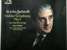 Mahler: Symphony No. 5 etc. / Barbirolli / EMI 2 LP box ASD 2518-9 DOG-IN-STAMP