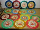 Vintage Red Raven Movie Records Magic Mirror Carousel And 15 Records 1950's