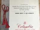 33CX 1399 Schubert Sonatas for Violin & Piano / Johanna Martzy B/G