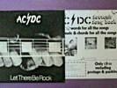 AC/DC OZ BON SCOTT/BLUE ROO+ FLYER COPY=LET THERE BE ROCK