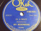 Bix Beiderbecke/Tram-Bix and Lang - In A Mist / Wringin' An' Twistin', OKeh blu