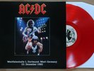 AC/DC Live Westfalenhalle Dortmund 10.12.1982  DOLP Lim 100  Red Vinyl  + Poster
