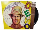 DEVO Q: ARE WE NOT MEN? A: We Are 1978 LYRIC PICTURE INSERT BSK 3239 LP Clean