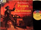 Walt Disney's Pirates of the Caribbean Soundtrack Vinyl LP BOOK Disneyland 3987