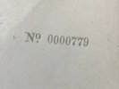 THE BEATLES White Album No. 0000779 Super Low Number   Mono Orginal Top Loader