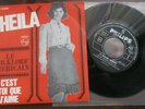 SHEILA LE FOLKLORE AMERICAIN C'EST TOI QUE J'AIME SUPER RARE ITALY 1° SINGLE 60'