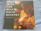 SEALED  - MILES DAVIS Prestige LP STEAMIN' WITH THE MILES DAVIS QUINTET -Reissue