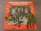Punk & Disorderly III The Final Solution Rare Original UK LP