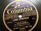 GEORGES ENESCO violin Pugnani Kreisler french 1933 Columbia DFX 145 78 rpm