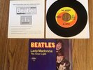 The Beatles ‘Lady Madonna’ original 1968 USA 7” pic sleeve w/ fan club flyer vg+