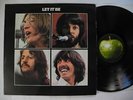BEATLES Let It Be LP 1970 UK PCS 7096 red apple small p, 1st press 2U/3U EX/EX-