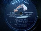 Elvis Presley 78rpm Single 10-inch RCA Victor Records #20-7035 Treat Me Nice