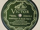 Victor 35822 - Paul Whiteman Concert Orchestra with Gershwin - Rhapsody in Blue