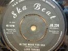 LORD TANAMO I'M IN THE MOOD FOR SKA / YOU NEVER KNOW OG UK SKA BEAT 7