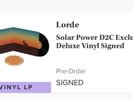 Signed Solar Power 2xLP with 7” Picture Disc now Sold Out