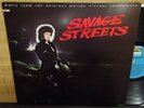 SAVAGE STREETS - RARE 1984  LP  OST  (ORIGINAL SOUNDTRACK) ON MCA , LINDA BLAIR