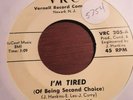45 Northern Soul - Mellowettes - I'm Tired / Tears of A Loser - Vernell VRC FUNK