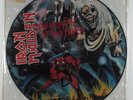IRON MAIDEN Number Of The Beast HARVEST LP VG+ picture disc   