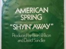 AMERICAN SPRING. SHYIN’ AWAY. Vinyl 45. Pic sleeve. BRIAN WILSON Near-mint-minus