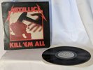 Metallica Kill Em All 1983 MRI 069 B USA LP Silver Megaforce Records Album Poor