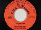 Roots Reggae 45 - Ras Toney - Love Rastafari - Word Of Life Weed Of Wisdom - VG+
