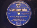 JAZZ LUD GLUSKIN BUDDY CLARK Dancing With My Darling COLUMBIA 2997 E BLUE WAX
