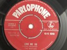 THE BEATLES - LOVE ME  DO  U.K. 1962 RED PARLOPHONE  45-R 4949  1 RR/1GT. VG+