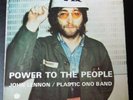 John Lennon Plastic Ono Band 45 Picture Record Sleeve Apple Power to the People