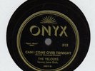 Org THE VELOURS Where There's A Will/Can I Come Over Tonight 78 R&B Doo Wop EX