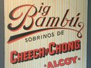 CHEECH & CHONG Big Bambu vinyl LP 1972 GATEFOL Rolling Paper ODE Dave's not here