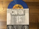 Confront Payday 7” blue Dark Empire integrity judge straight edge hardcore olc
