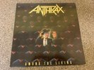 Anthrax Among The Living + Inner Rare Original UK LP