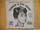 GOGI GRANT - rare  45 rpm  PICTURE SLEEVE ONLY  20th Fox Tender is the Night