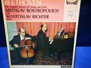 $PHILIPS HI-FI STEREO SAL 3453-4 *ROSTROPOVICH /RICHTER* BEETHOVEN CELLO SONATAS