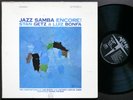 STAN GETZ LUIZ BONFA Jazz Samba Encore  LP VERVE V6-8523 Antonio Carlos Jobim