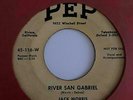 Eerie Rockabilly Popcorn 45 JACK MORRIS River San Gabriel/She's Gone Pep HEAR