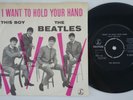 BEATLES I Want To Hold Your Hand RARE Denmark 45 UNIQUE danish p/s SUPERB SLEEVE