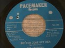The TRIUMPHS  ?– Better Come Get Her / Morticia Baker - RARE GARAGE  Promo 45