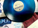 MADONNA 1986 AUSTRALIA NEW ZEALAND AQUA TRUE BLUE COLOR VINYL PROMO POSTER LP