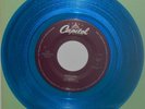 BEATLES 1994 LTD. BLUE VINYL 45 SOMETHING / COME TOGETHER NM NEW STOCK NR
