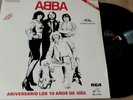ABBA-ANIVERSARIO 10 AÑOS-LP MEXICO promo radio unique cover PS RCA